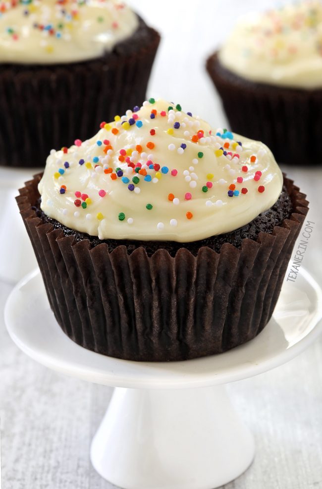 Chocolate Cupcakes with Whole Wheat Flour