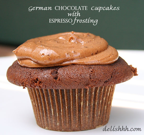 Chocolate Espresso Cupcakes with Frosting