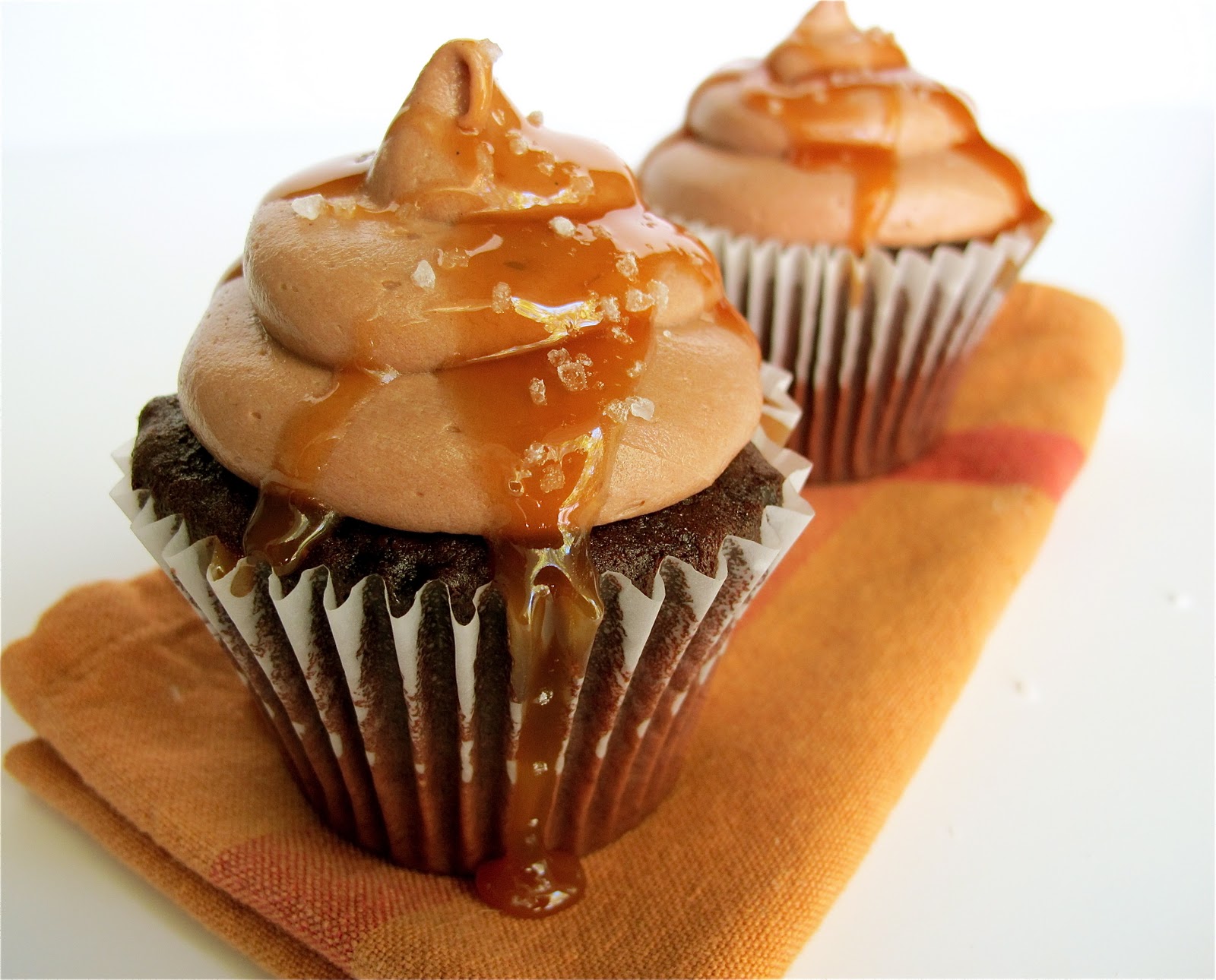 Chocolate Salted Caramel Cupcakes