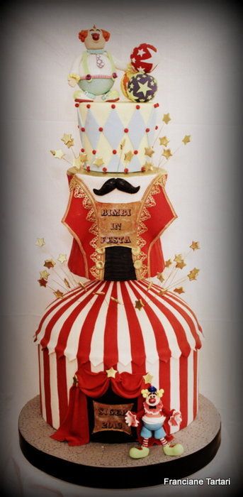 Circus Carnival Cake