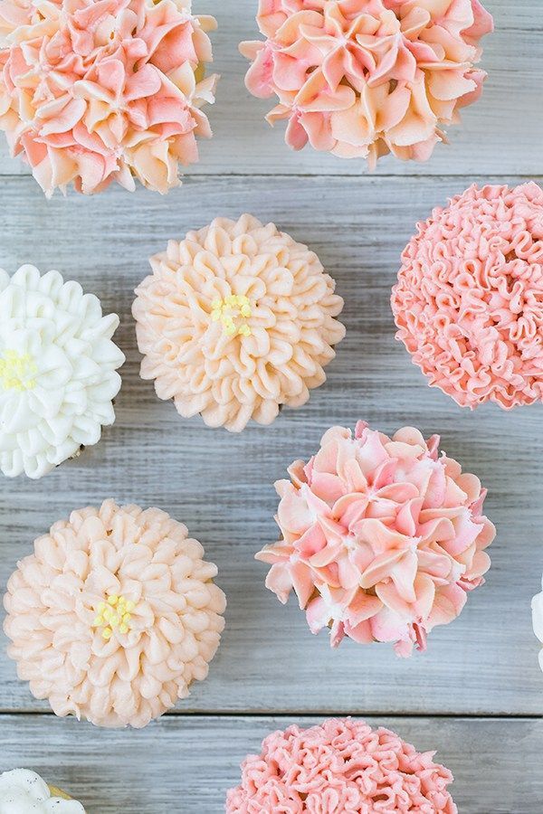 Cupcake Frosting Flowers Tips
