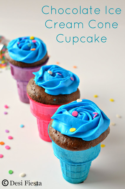 Cupcake Ice Cream Cone Cake Recipe