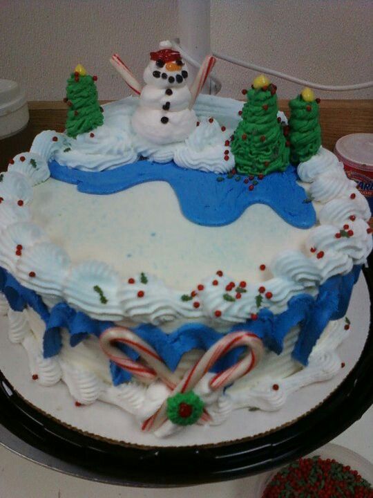 Dairy Queen Christmas Cake