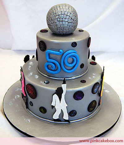 Disco Theme Birthday Cakes
