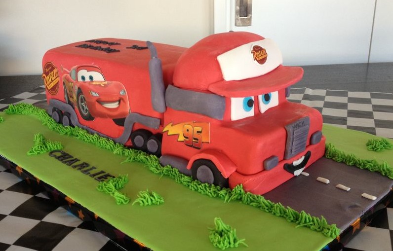 Disney Cars Mack Truck Cake