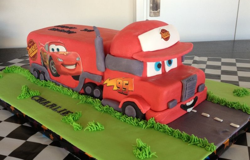 Disney Cars Mack Truck Cake Disney Cars Mack Truck Cake