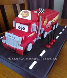 Disney's Mack Truck Cake Disney's Mack Truck Cake