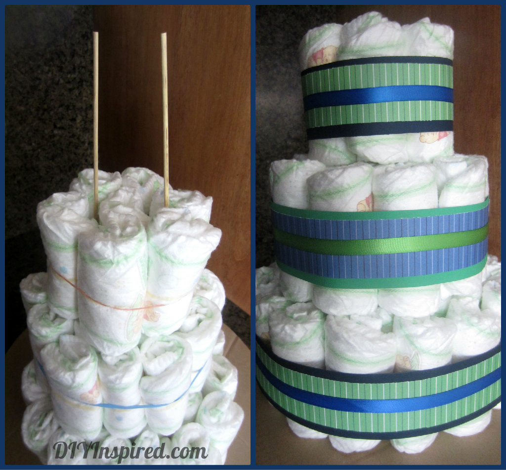 DIY Diaper Cake DIY Diaper Cake