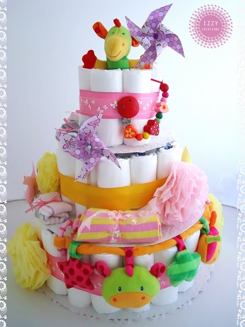 DIY Diaper Cake DIY Diaper Cake