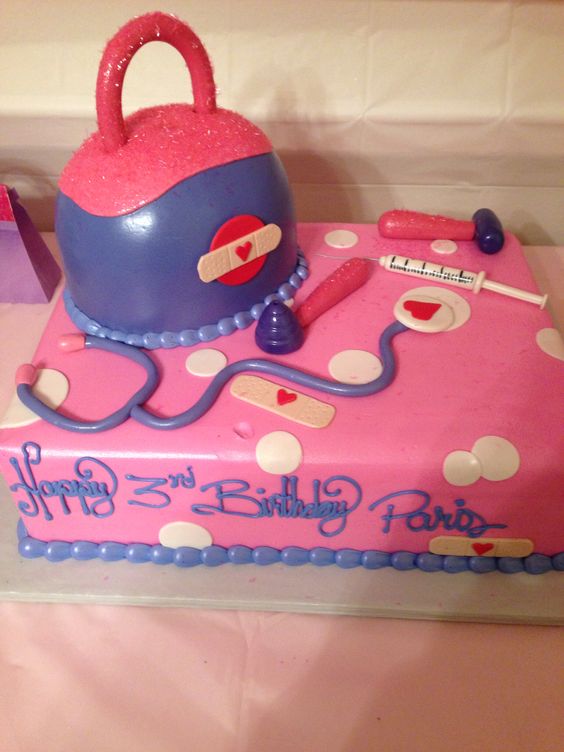 Doc McStuffins Birthday Sheet Cake