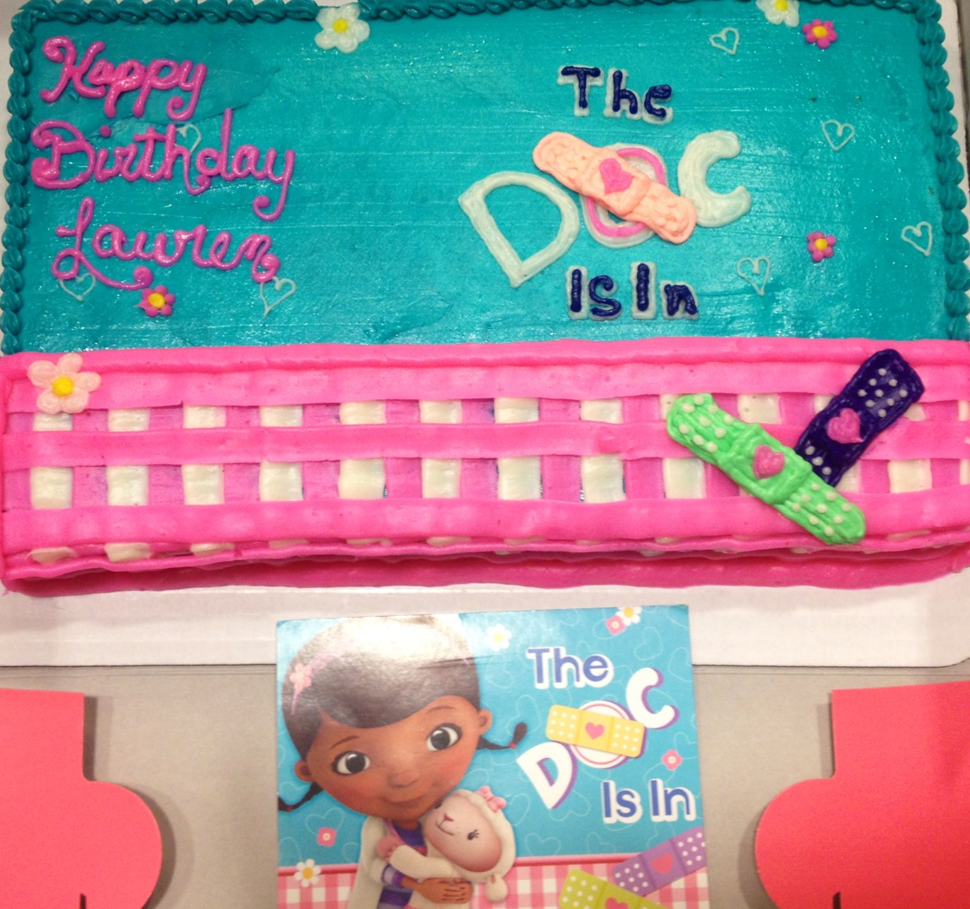 Doc McStuffins Sheet Cake