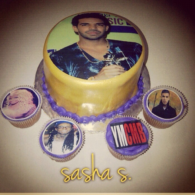 Drake Happy Birthday Cake