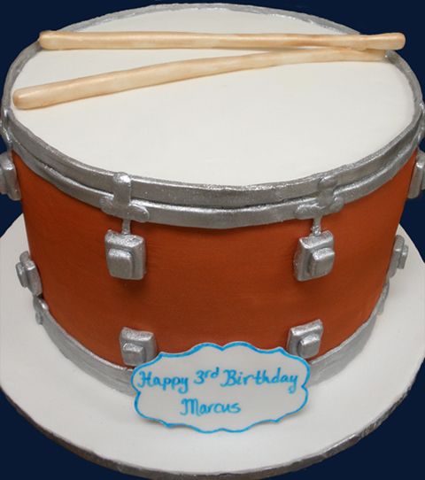 Drum Birthday Cake