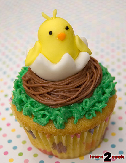 Easter Chick Cupcakes