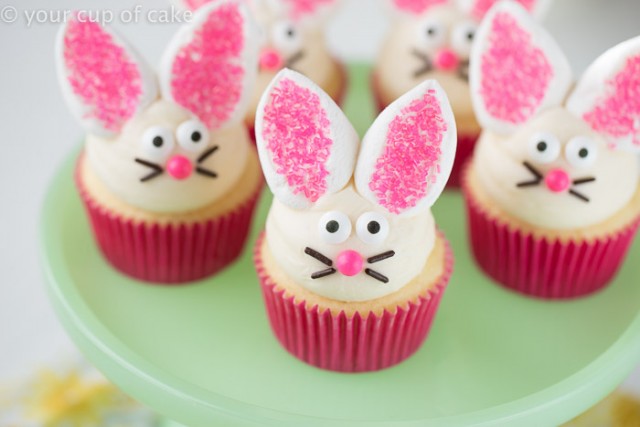 Easy Easter Bunny Cupcake Cake