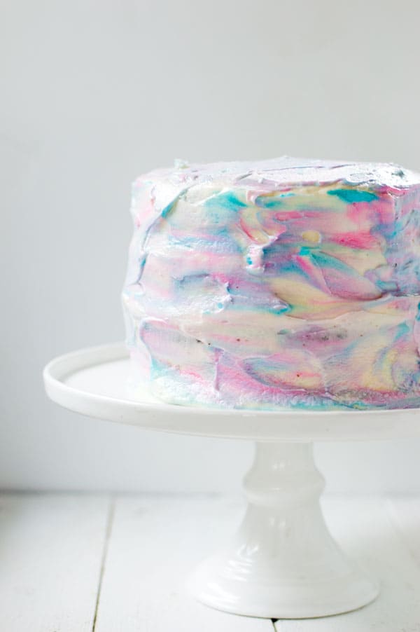 Easy Gender Reveal Cake