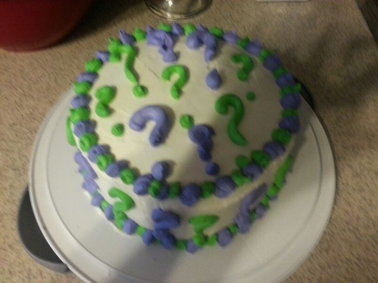 Easy Gender Reveal Cake Easy Gender Reveal Cake