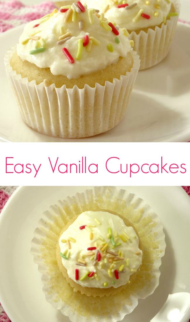 Easy Vanilla Cupcake Recipes From Scratch