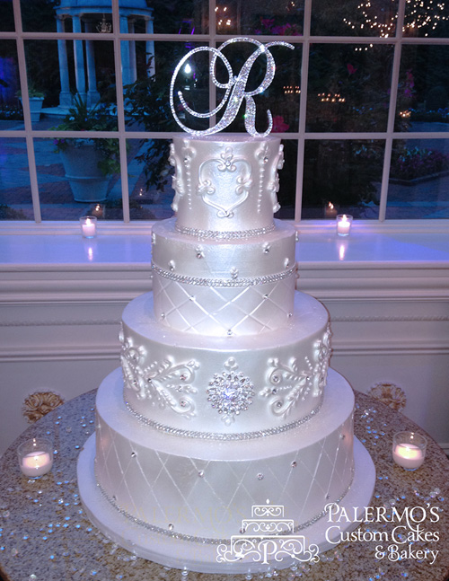 Elegant Wedding Cakes with Bling