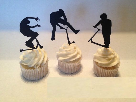 Extreme Scooter Cupcakes