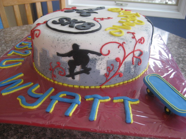 Extreme Sports Birthday Cake