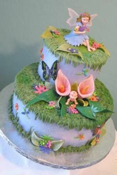 Fairy Baby Shower Cakes