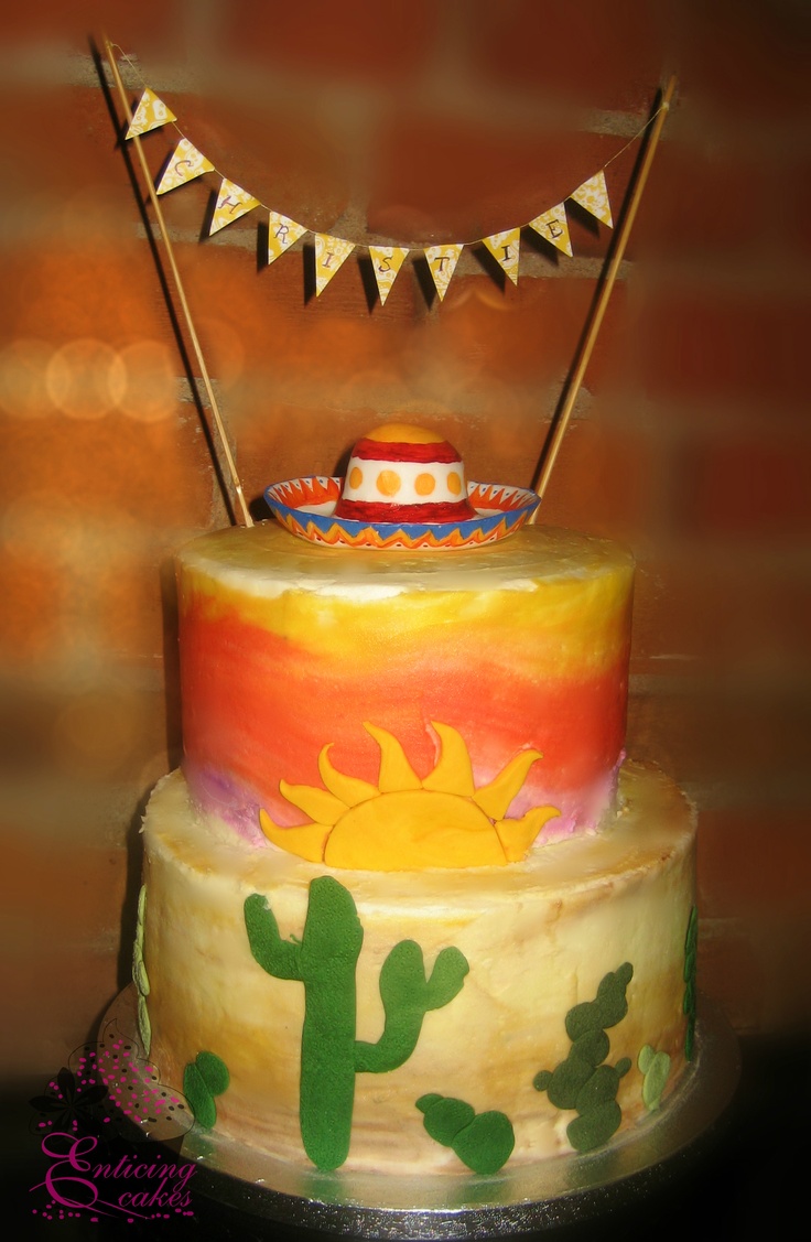 Fiesta Bridal Shower Cakes Ideas