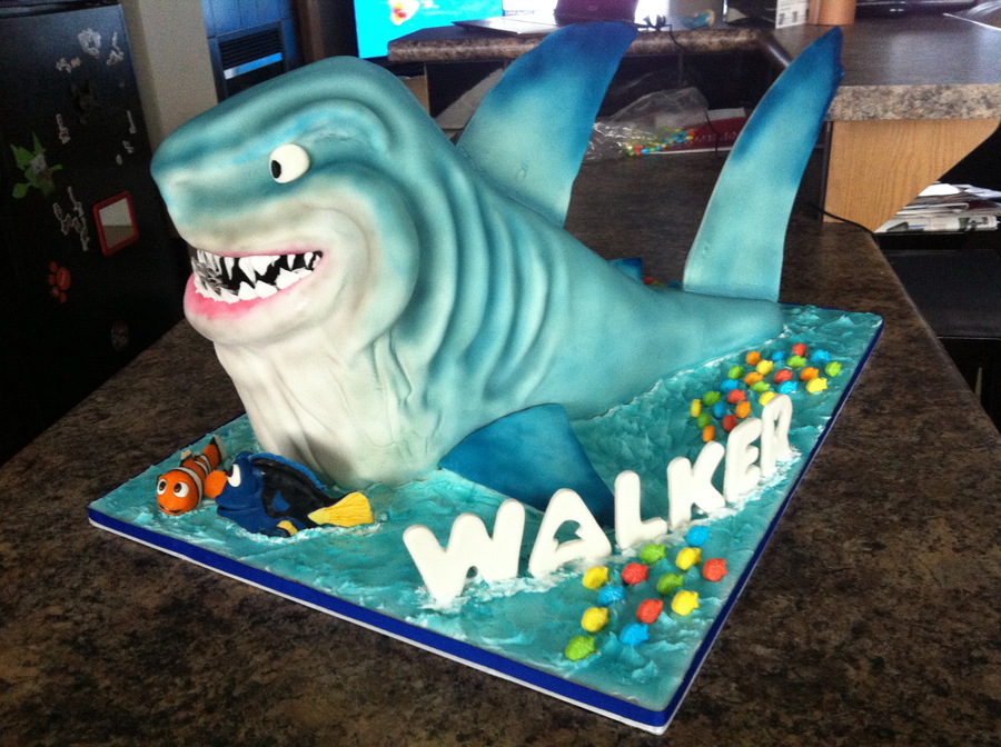 Finding Nemo Bruce The Shark Cake