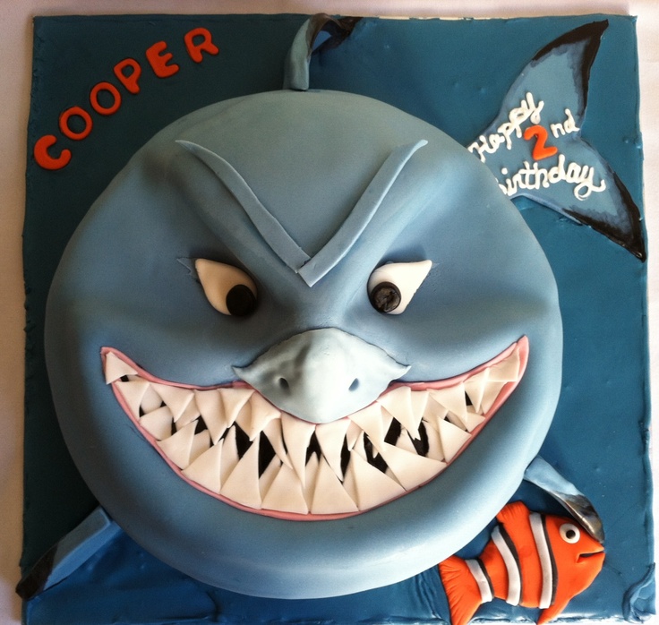 Finding Nemo Bruce The Shark Cake