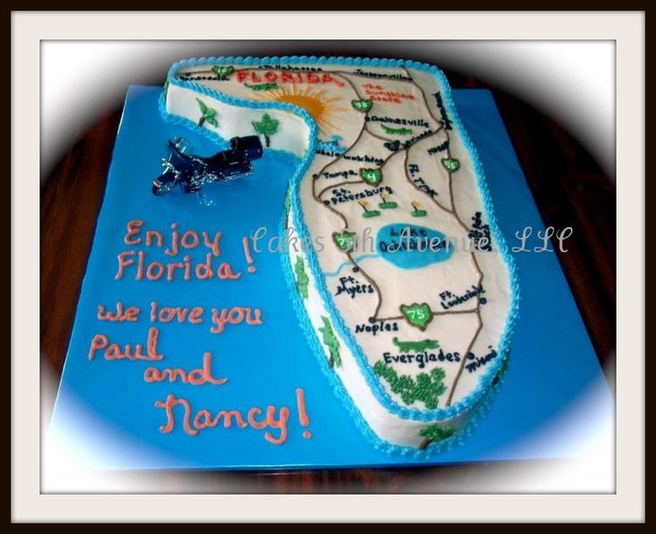 Florida Retirement Cake