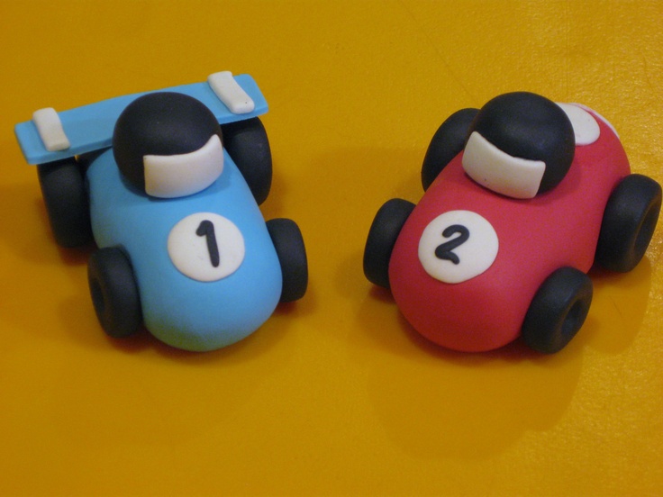 Fondant Race Cars