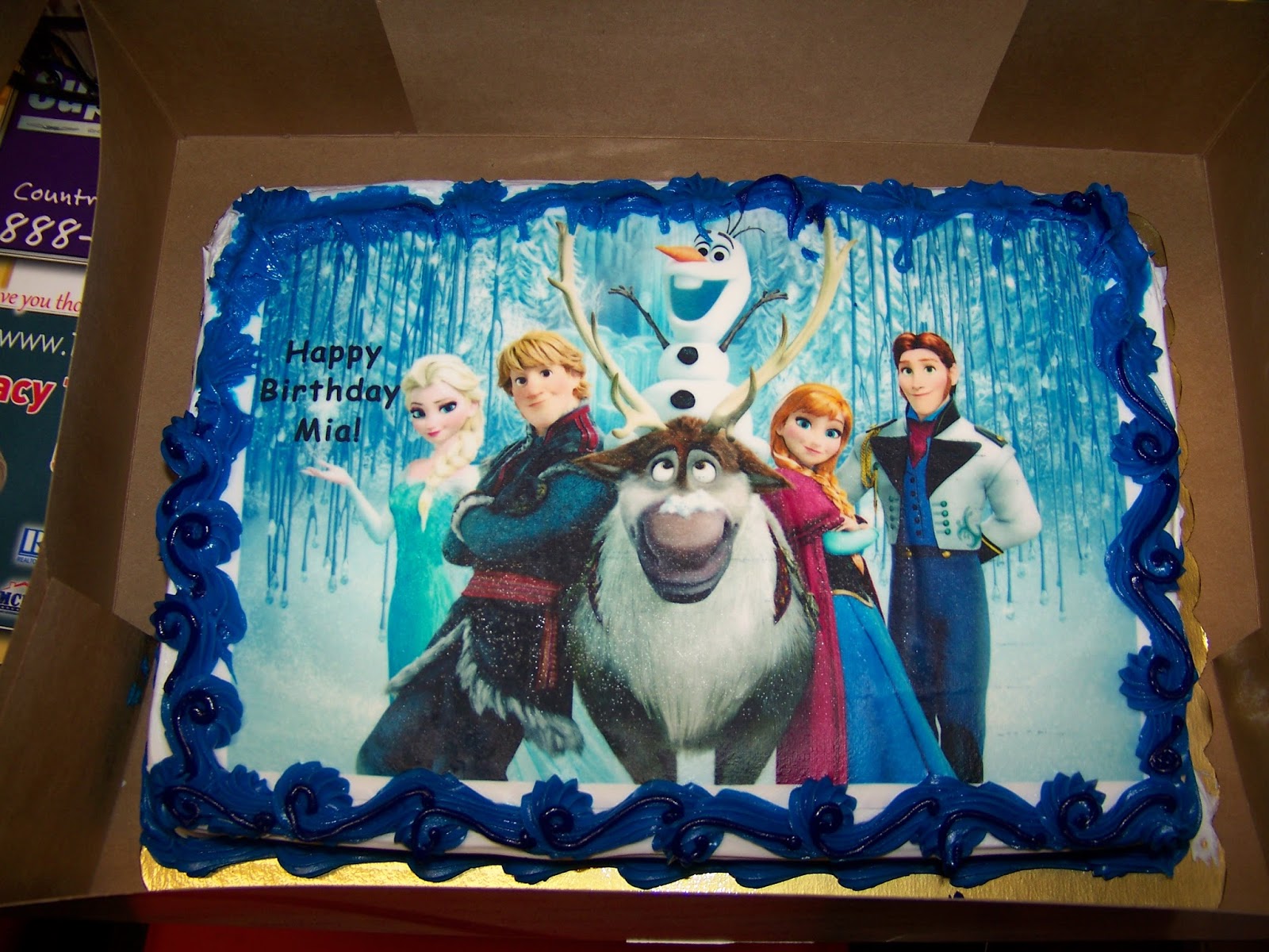 Frozen Birthday Cakes at Kroger
