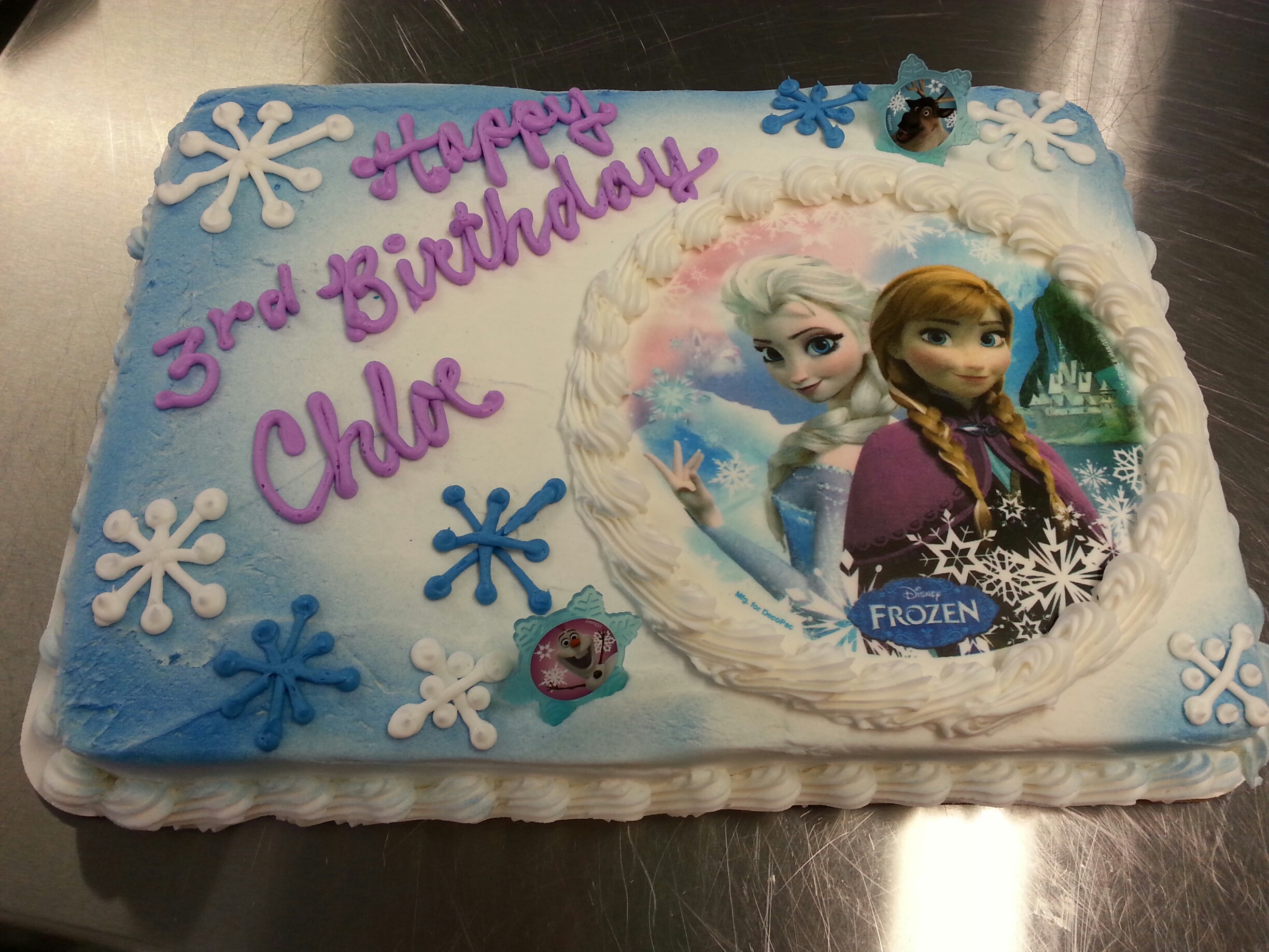 Frozen Sheet Cake Birthday Frozen Sheet Cake Birthday