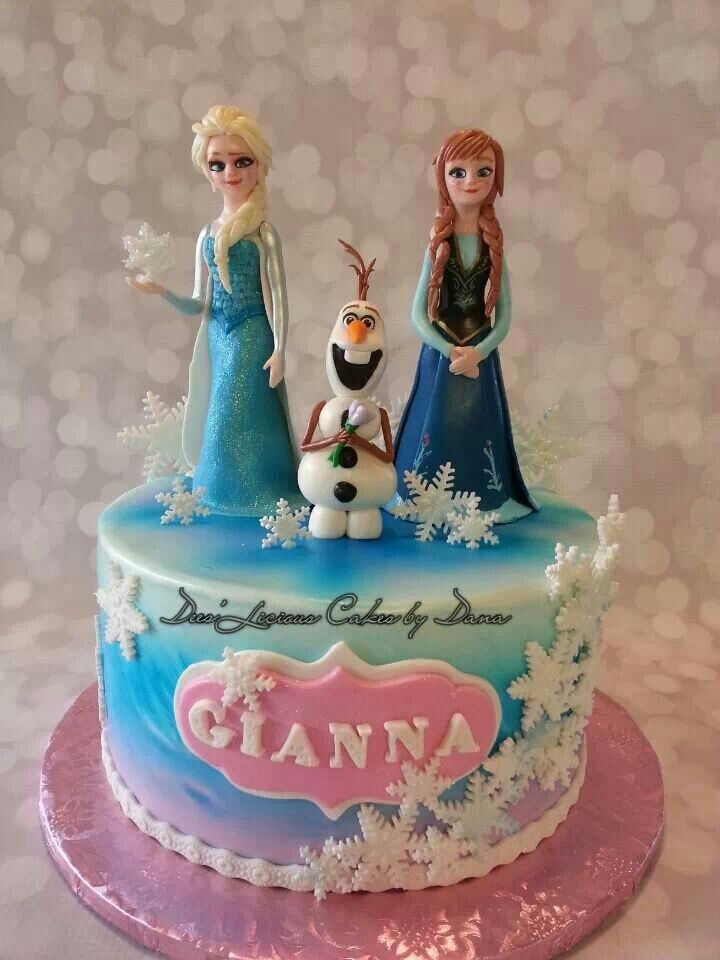 Frozen Themed Cake