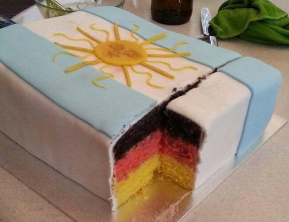 Germany Argentina Cake