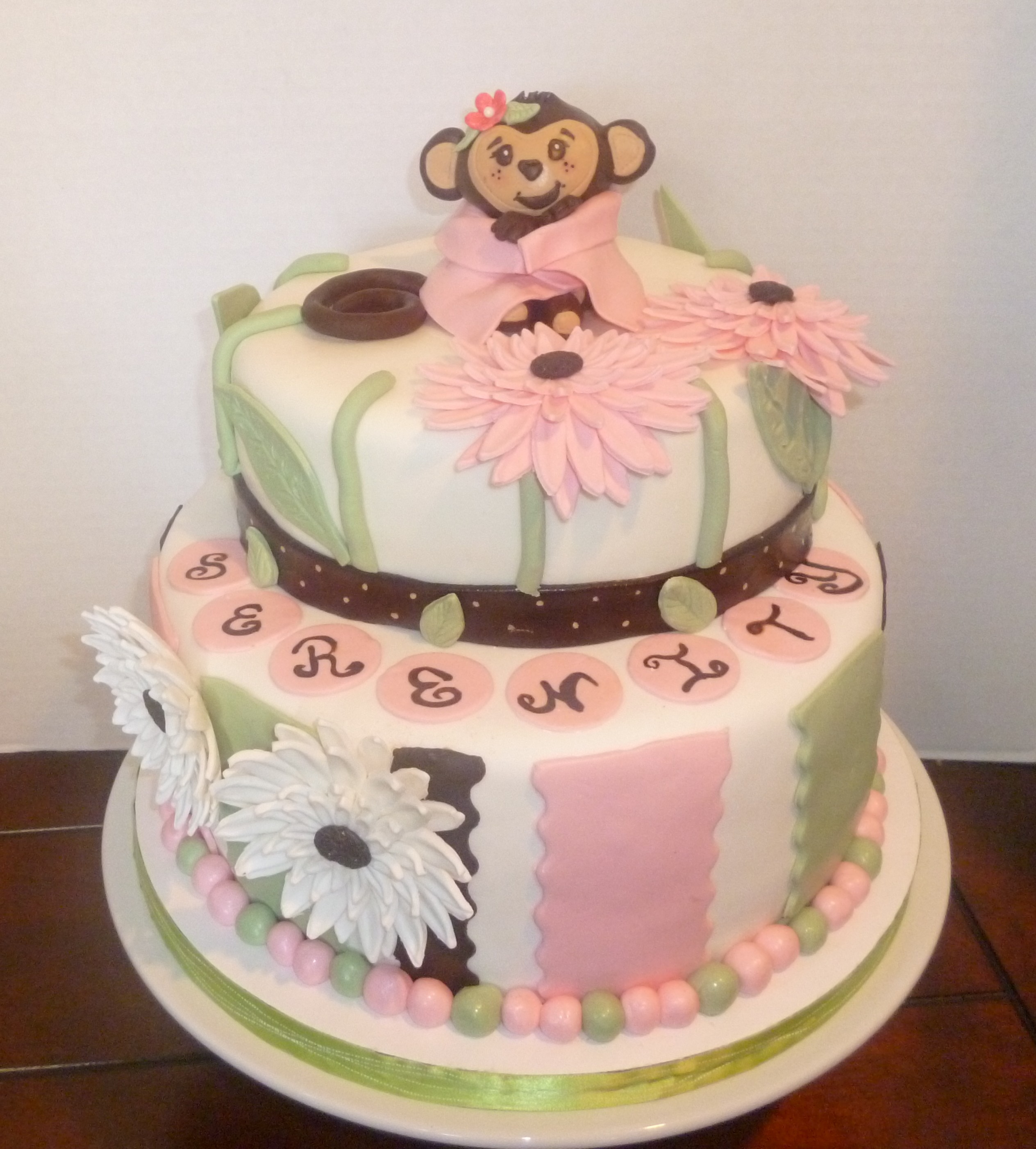 9 Photos of Girl Monkey Theme Baby Cakes 9 Photos of Girl Monkey Theme Baby Cakes