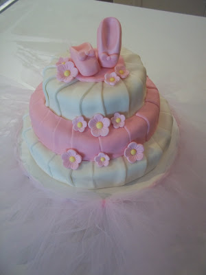 Girls Ballerina Birthday Cake