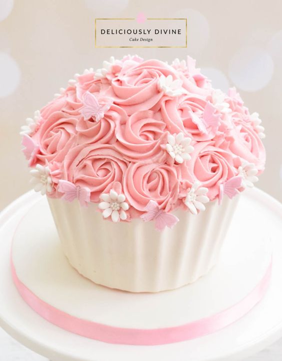 Girls Birthday Cupcake Cake Ideas
