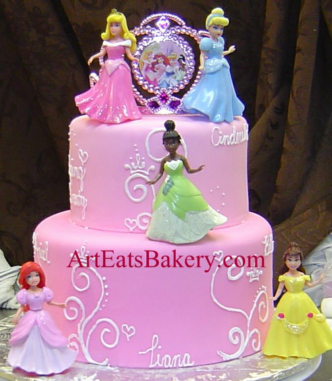 Girls Princess Birthday Cake