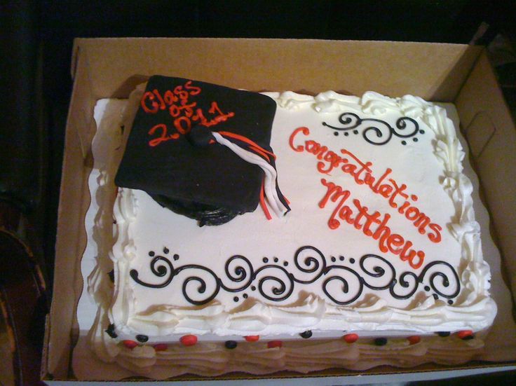 Graduation Sheet Cake Designs