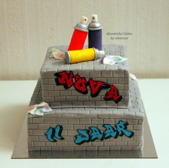 Graffiti Cake