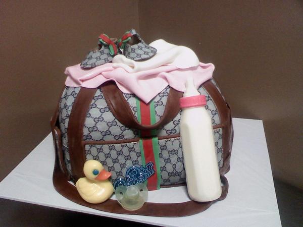 Gucci Diaper Bag Cake Gucci Diaper Bag Cake