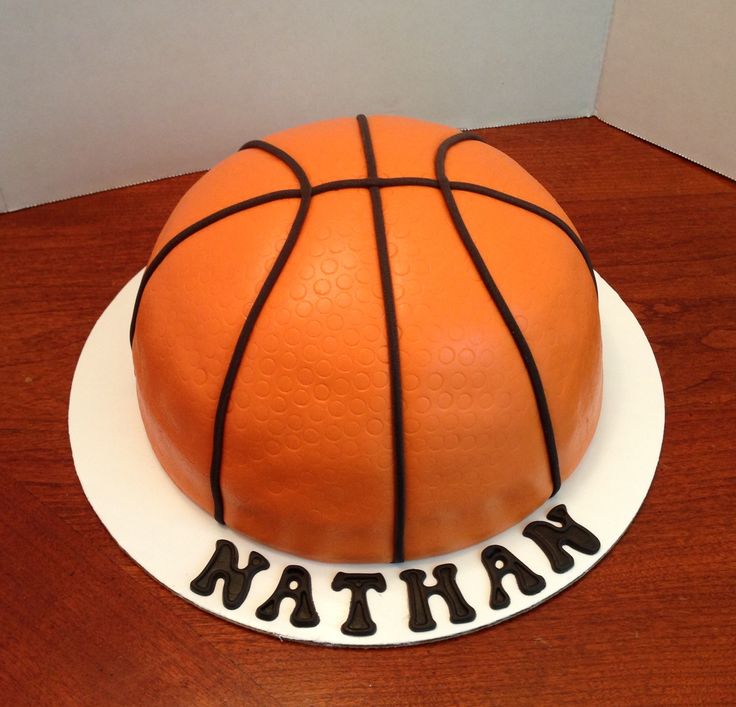Half Basketball Cake Half Basketball Cake