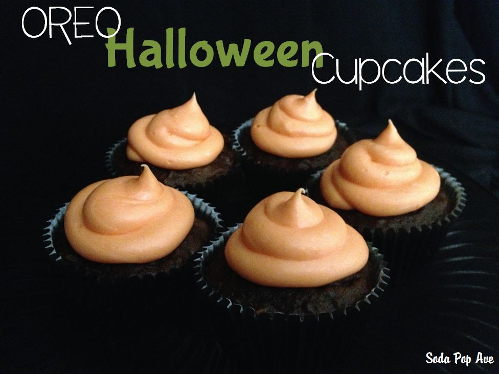 Halloween Oreo Cupcakes