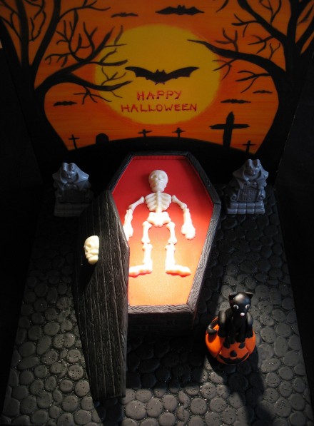 Halloween Skeleton Cake
