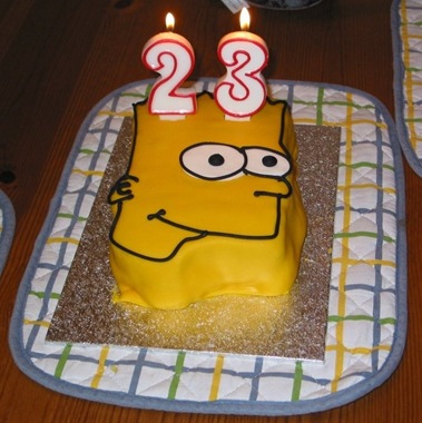 Happy 23 Birthday Cake
