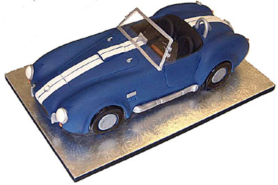 Happy Birthday Cake Sports Car