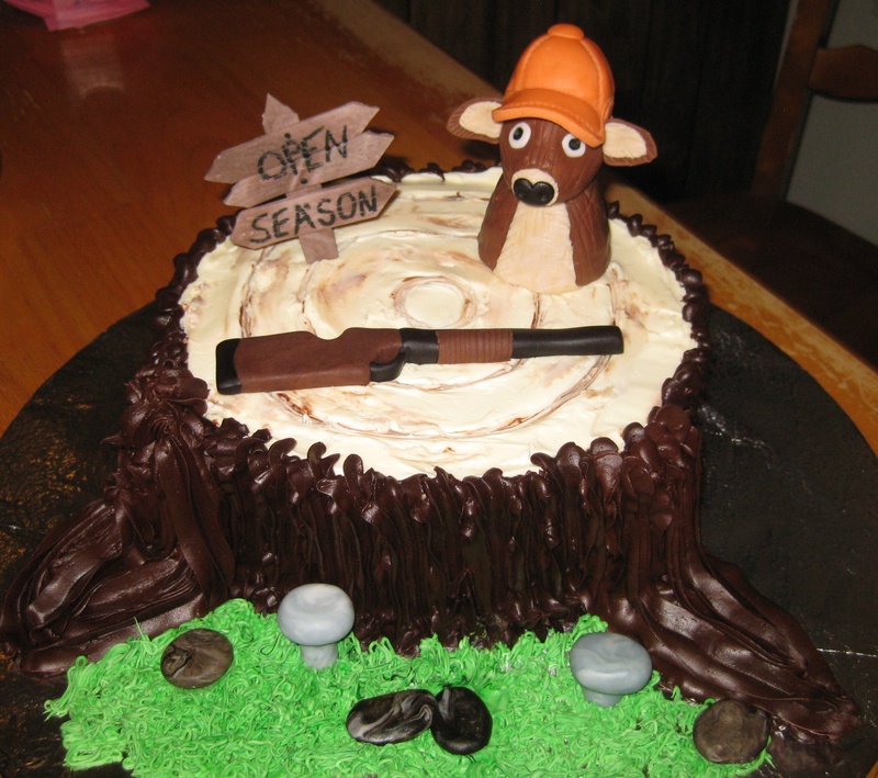 Happy Birthday Deer Cake