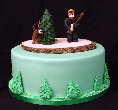 Happy Birthday Deer Hunter Cake