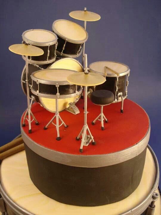 Happy Birthday Drum Cake